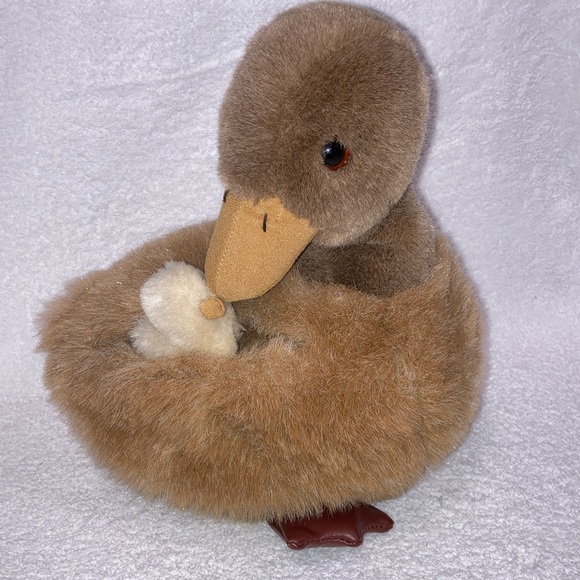 applause Other - Vintage applause 80’s (2) Vintage Daphne Duck With Duckling brown plush